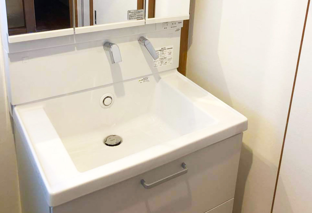 工事後｜石巻市T様邸／洗面脱衣室リフォーム事例