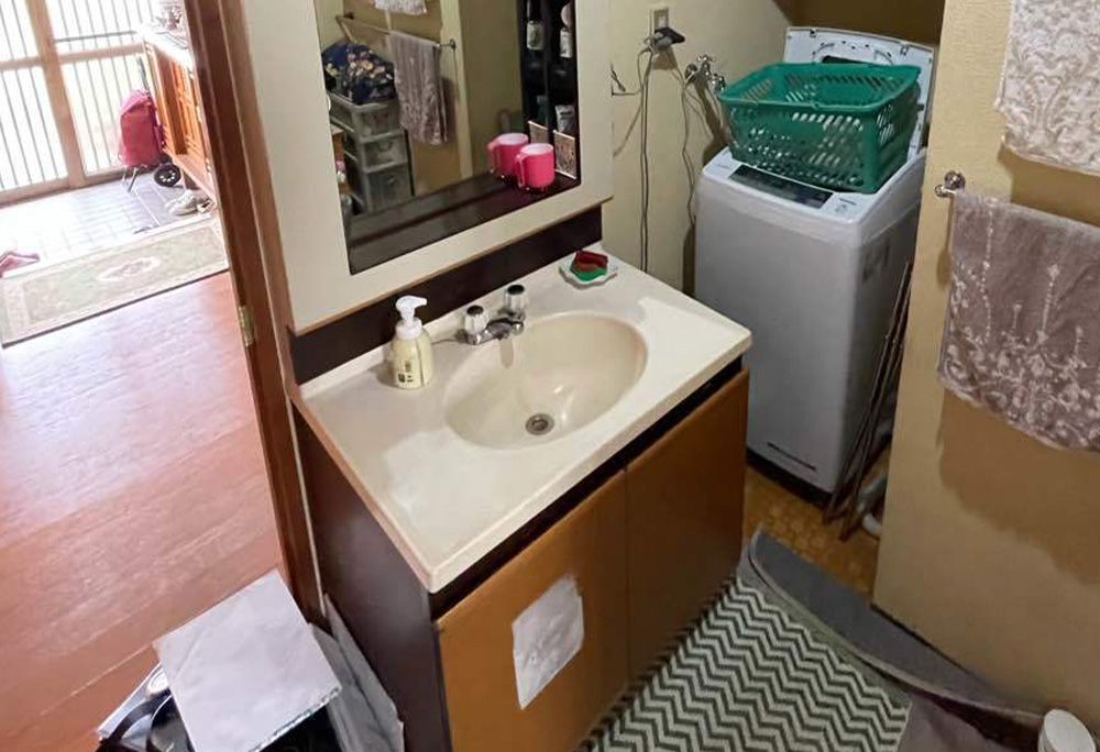 工事前｜仙台市青葉区H様邸／洗面脱衣室リフォーム事例