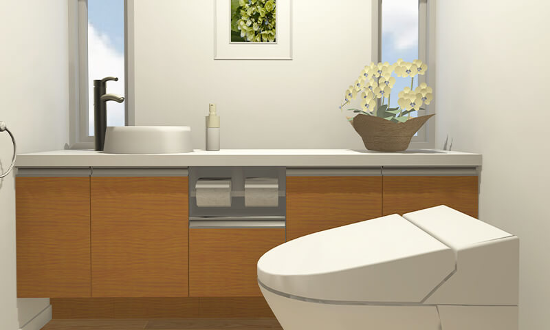 角田市のトイレ交換リフォーム