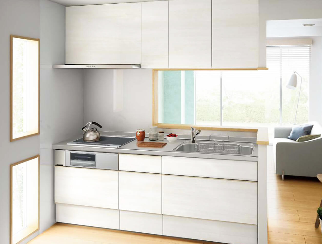 涌谷町の4点パックリフォーム激安お得プラン（システムキッチンリフォーム）