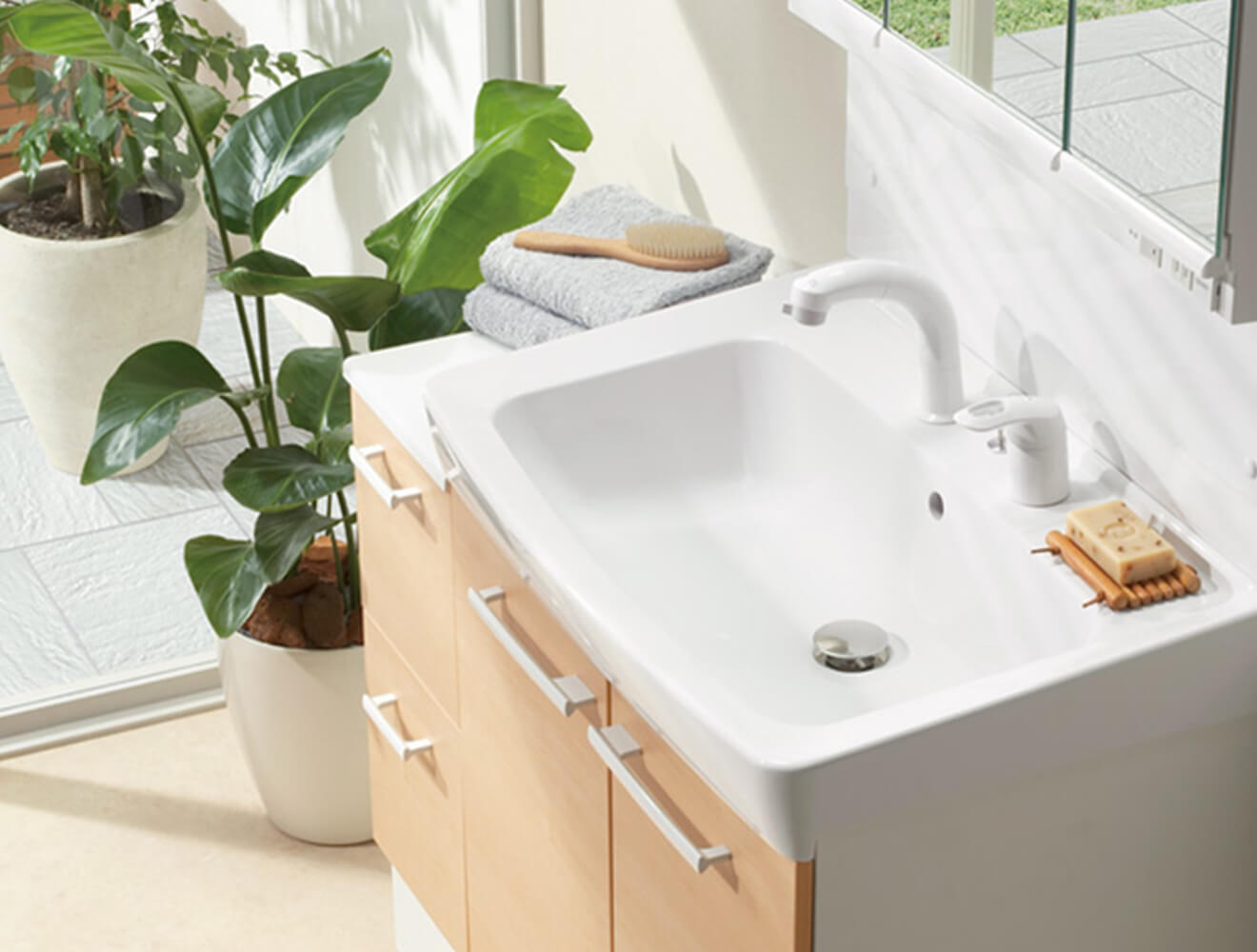 涌谷町の4点パックリフォーム激安お得プラン（洗面化粧台リフォーム）