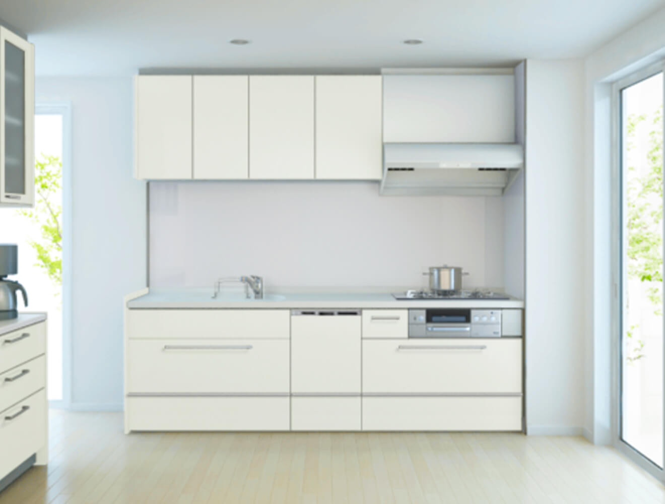 鹿児島｜キッチンリフォーム｜トクラス｜Bb｜I型｜間口255cm｜人工大理石天板01