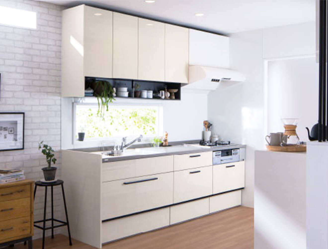 鹿児島｜キッチンリフォーム｜トクラス｜Bb｜I型｜間口255cm｜人工大理石天板02