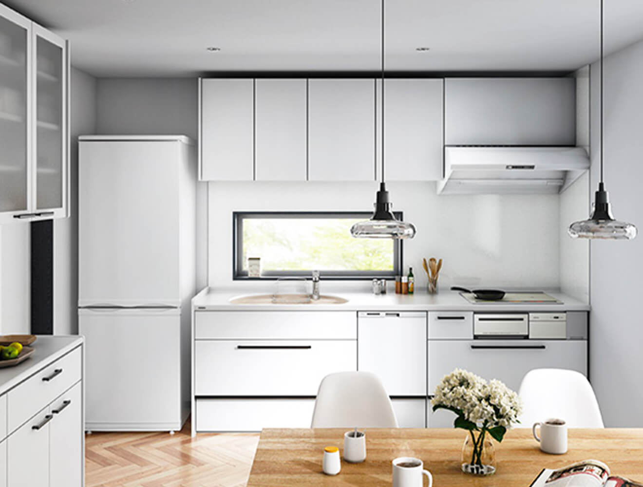 鹿児島｜キッチンリフォーム｜トクラス｜Bb｜I型｜間口255cm｜人工大理石天板03