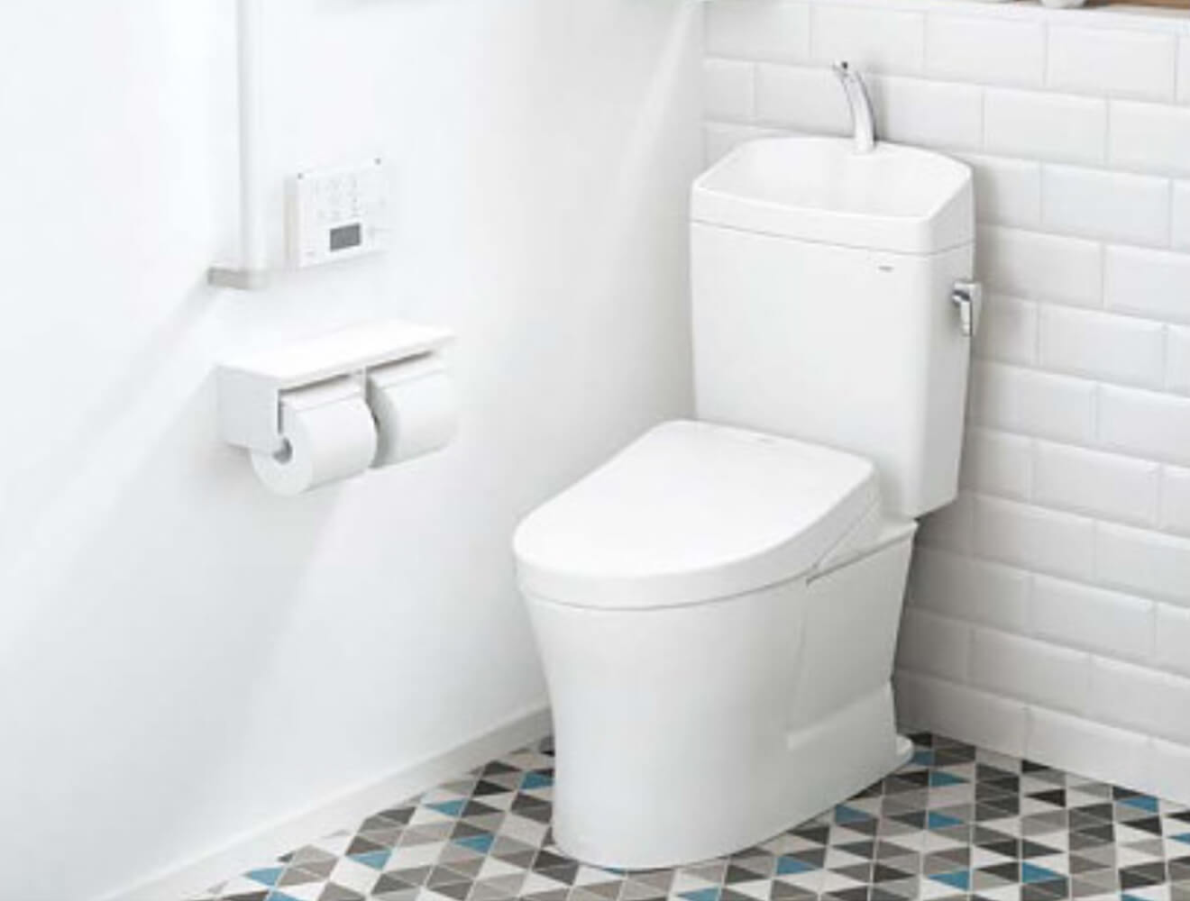 鹿児島トイレリフォーム・評判の良い交換工事専門店・ピュアレストQR・TOTOウォシュレット便座付き